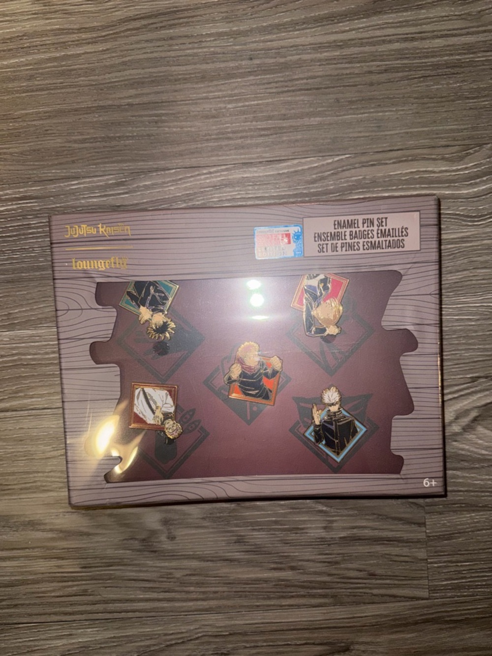 NYCC 2023 Fall Limited Edition Loungefly Jujutsu Kaisen Enamel Pin Set